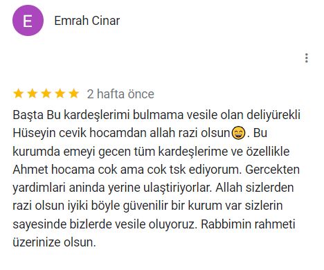 Google Yorum
